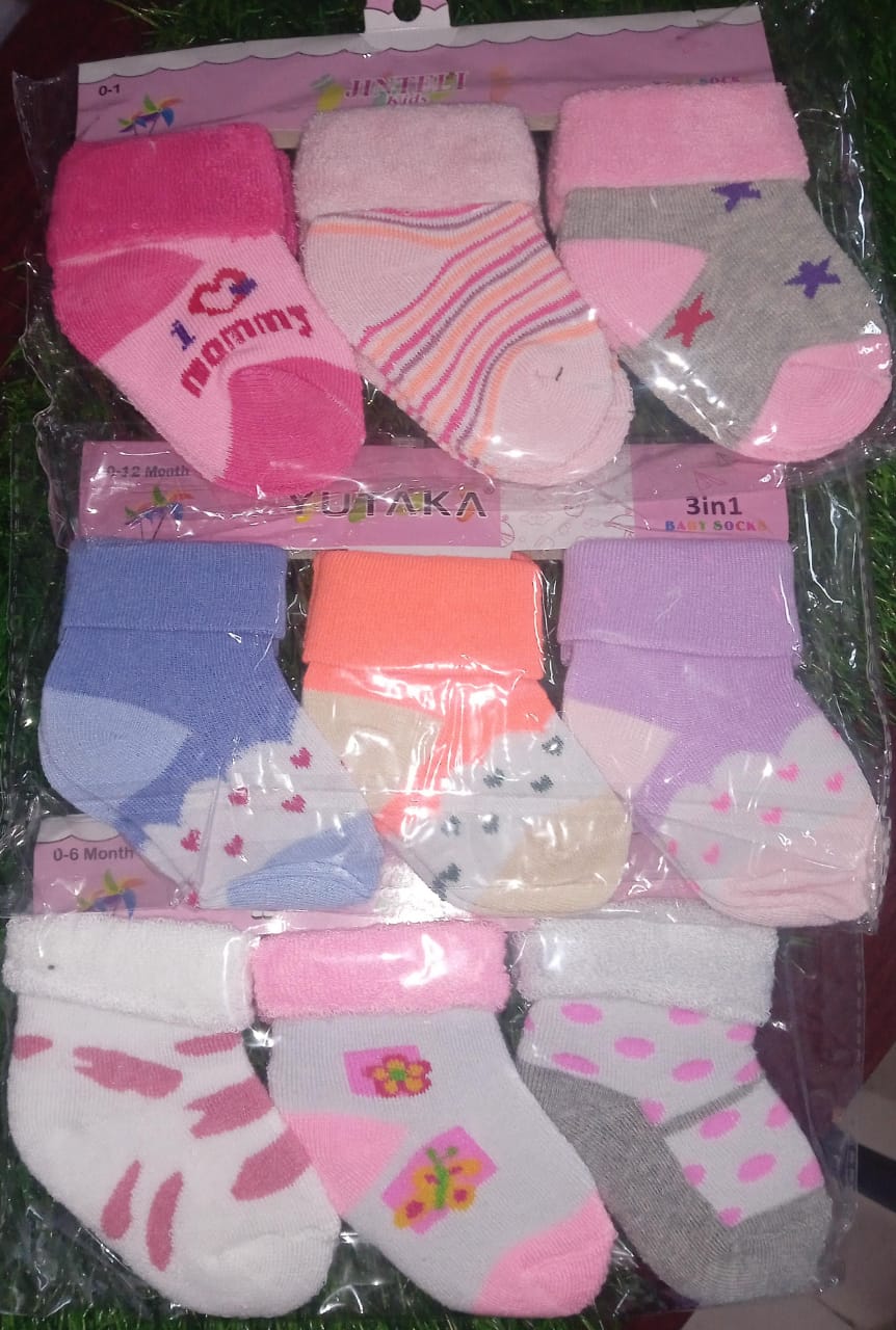 Baby Socks (3 Pcs Card)