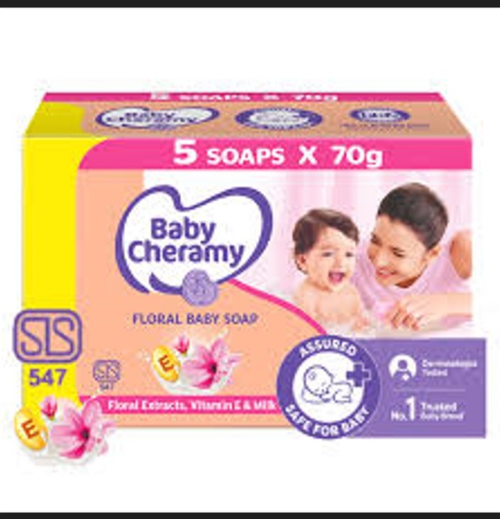 Baby Cheramy Soap Floral Eco Pack 300g