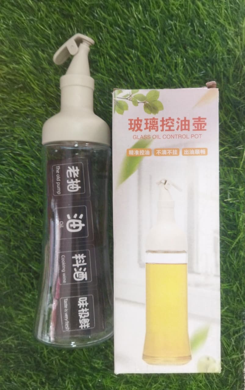 500ml glass oil control pot