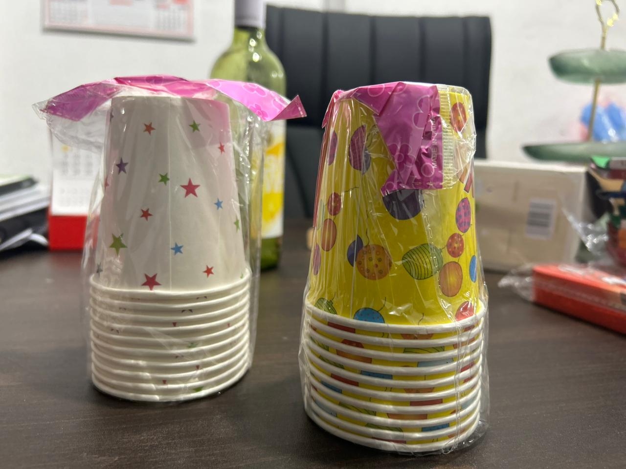 paper cup print 10pcs