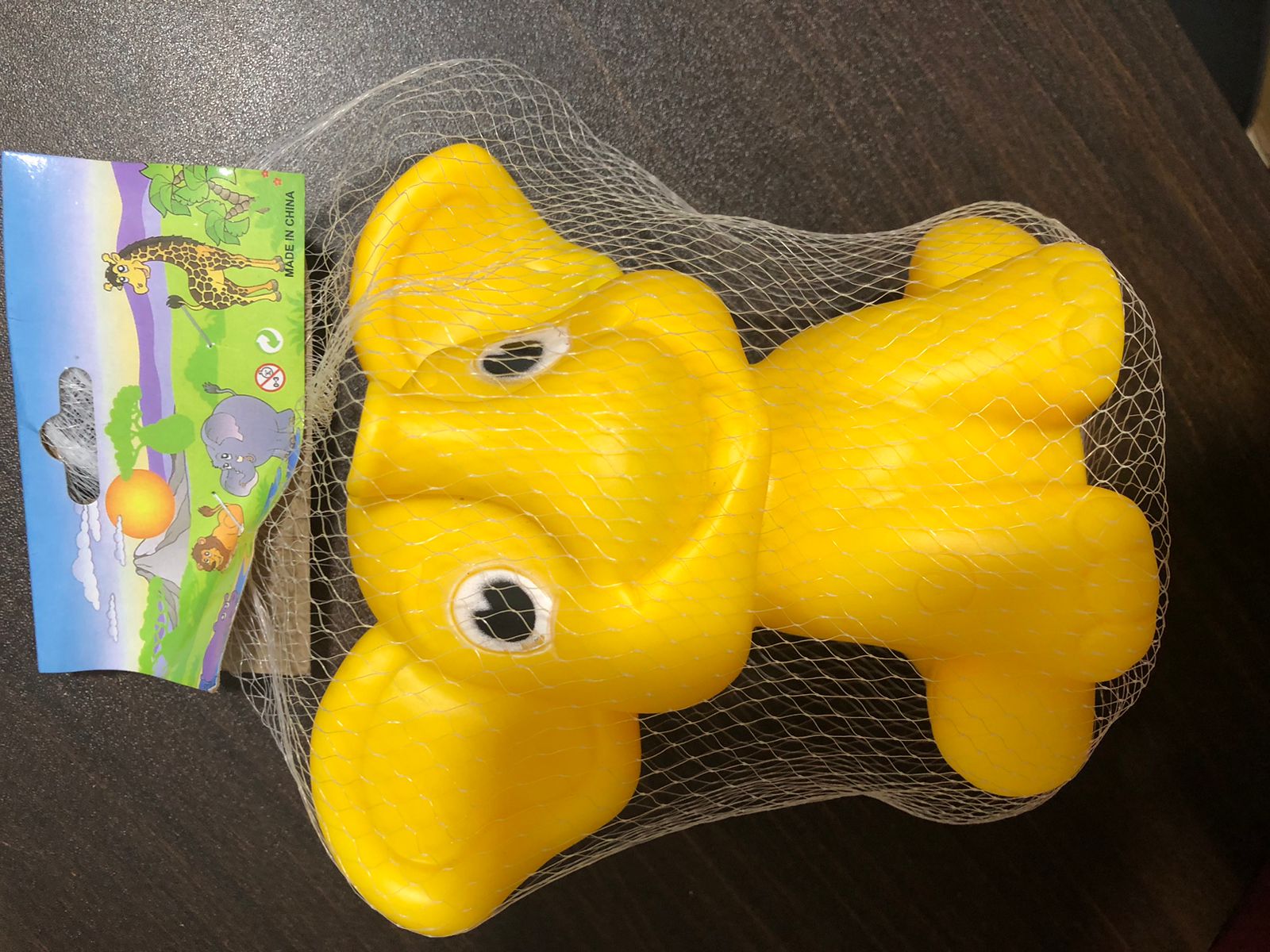 RUBBER TOY ELEPHENT