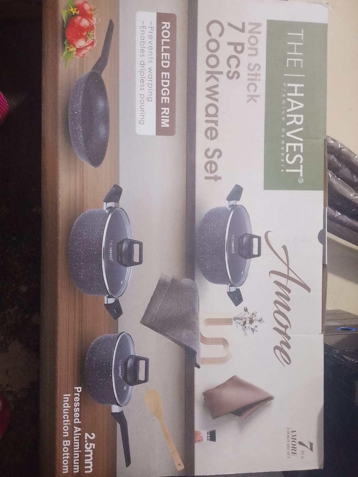 Harvest 7 pcs Non Stick cook Ware Set