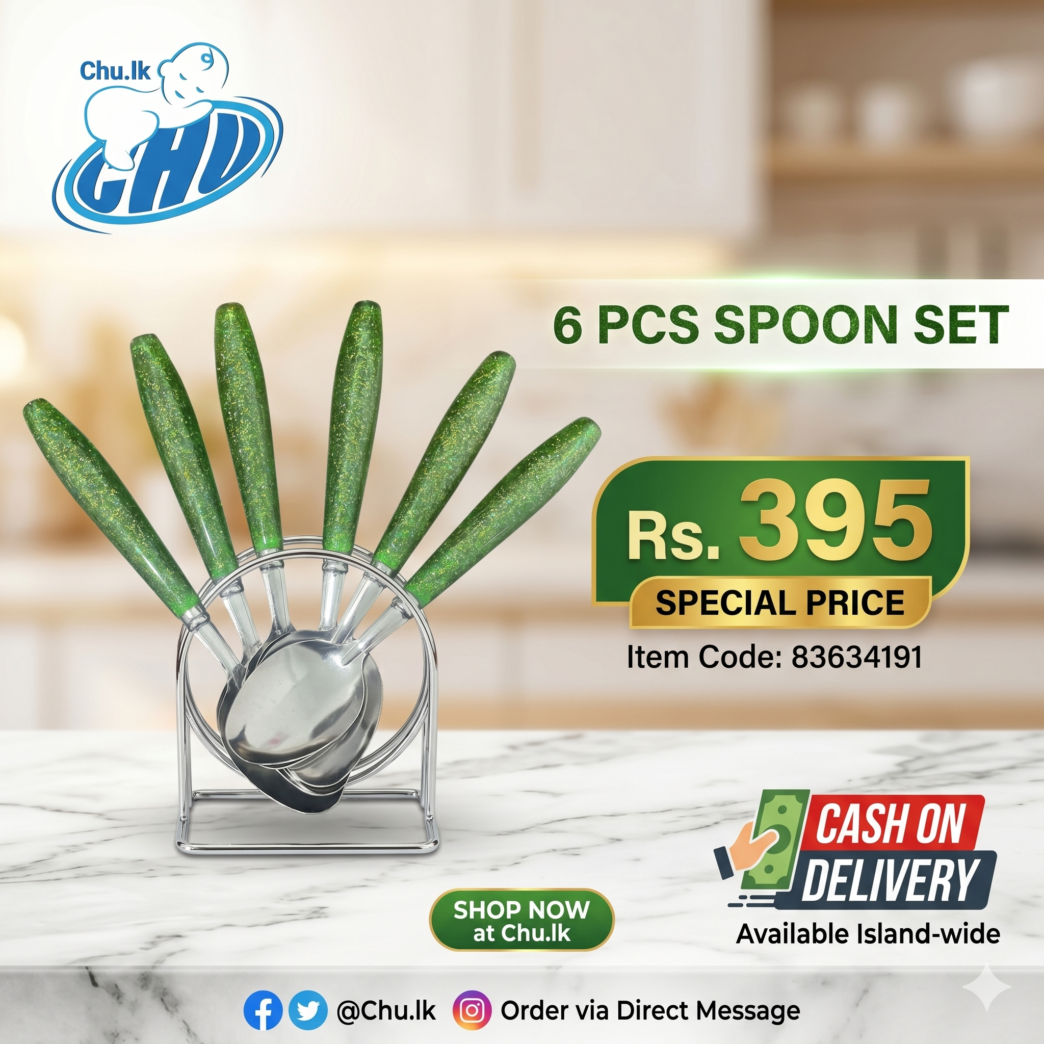 6 PCS SPOON SET