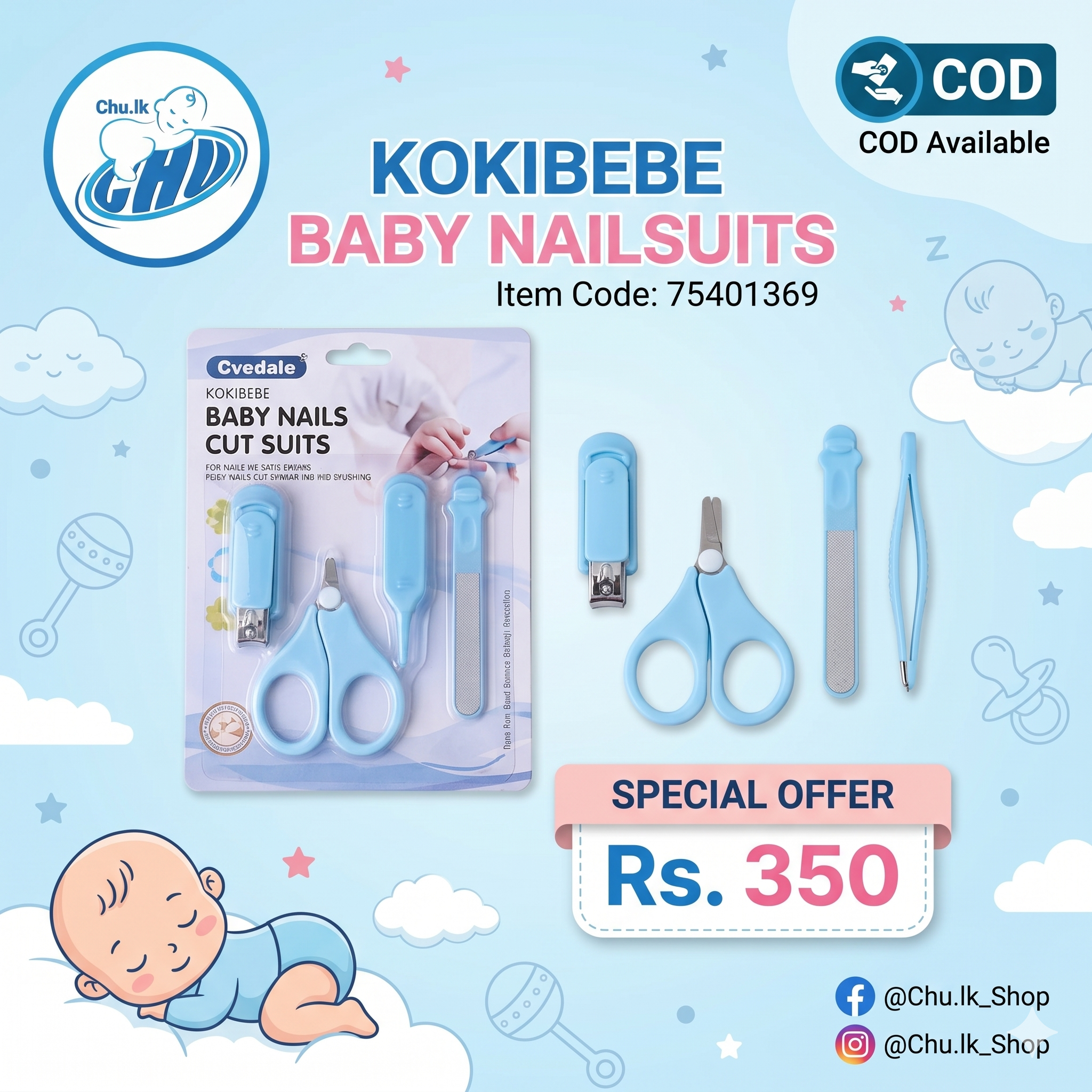 KOKIBEBE BABY NAILS SUITS
