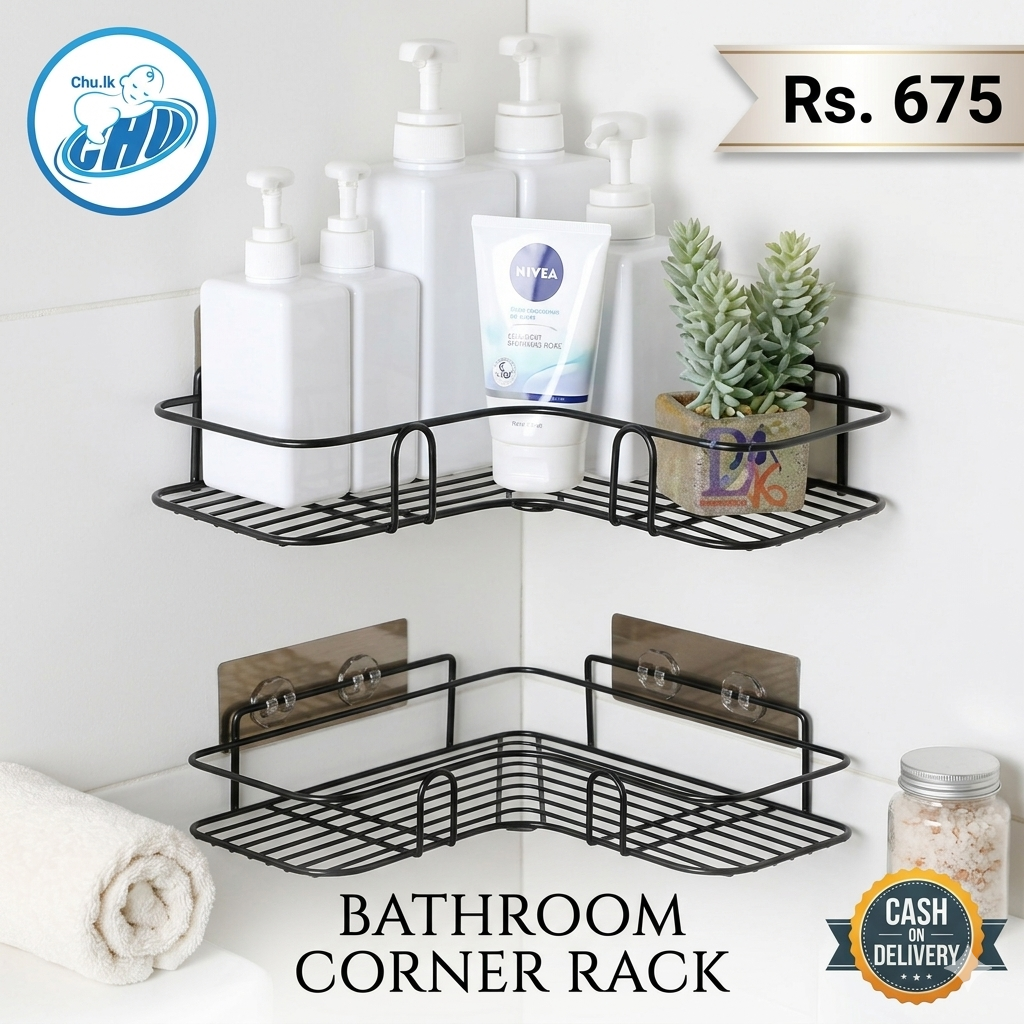 BATHROOM CORNER RACK