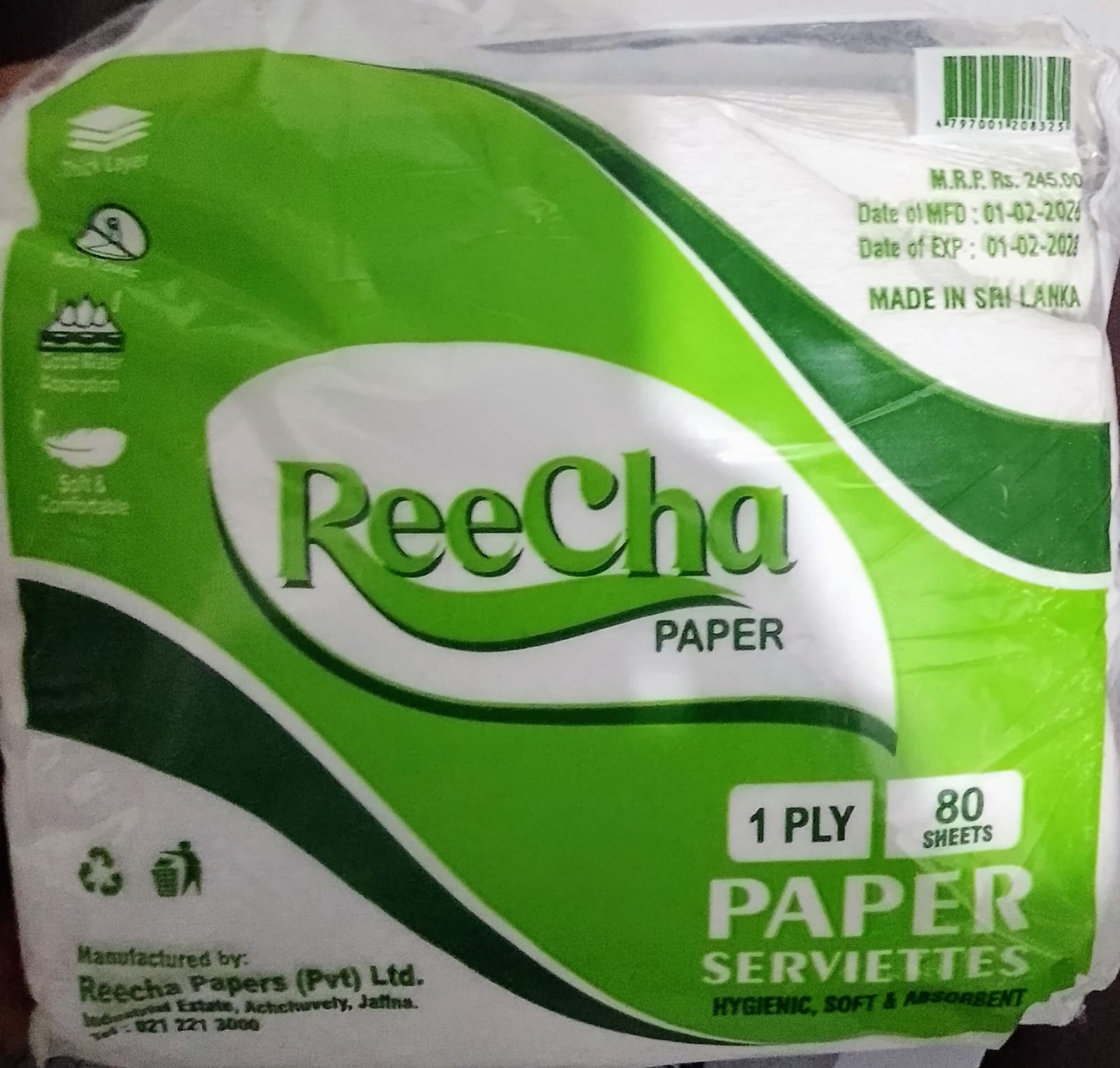 Reecha Paper Serviettes