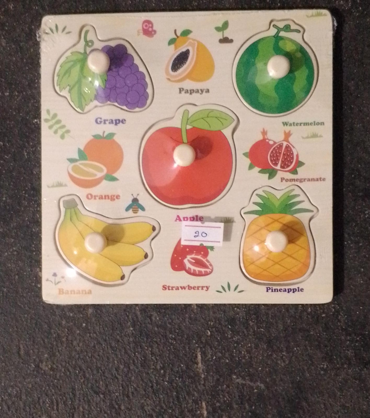 Fruits Puzzle Mini Pin