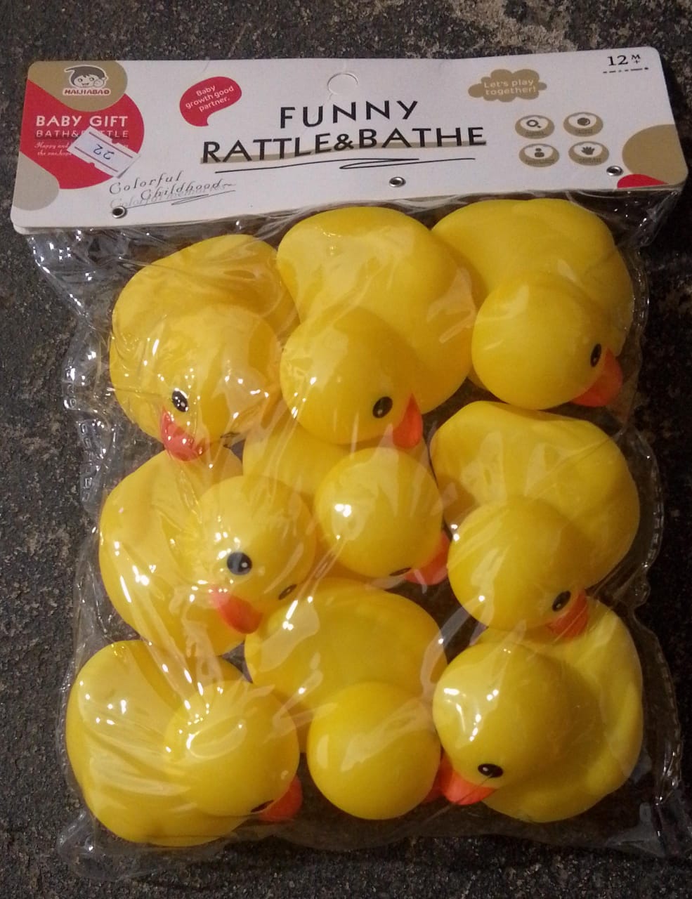 9PCS Rubber Duck Set