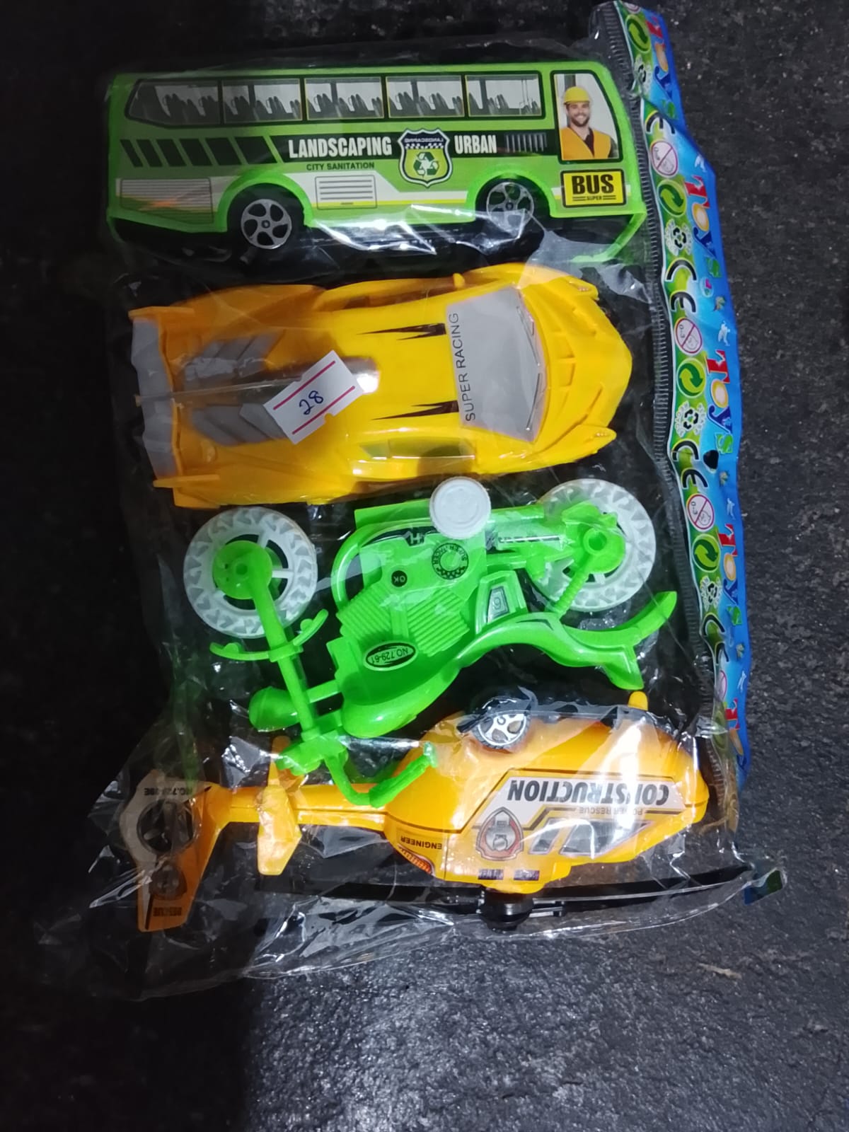 4Pcs Vehicle Set