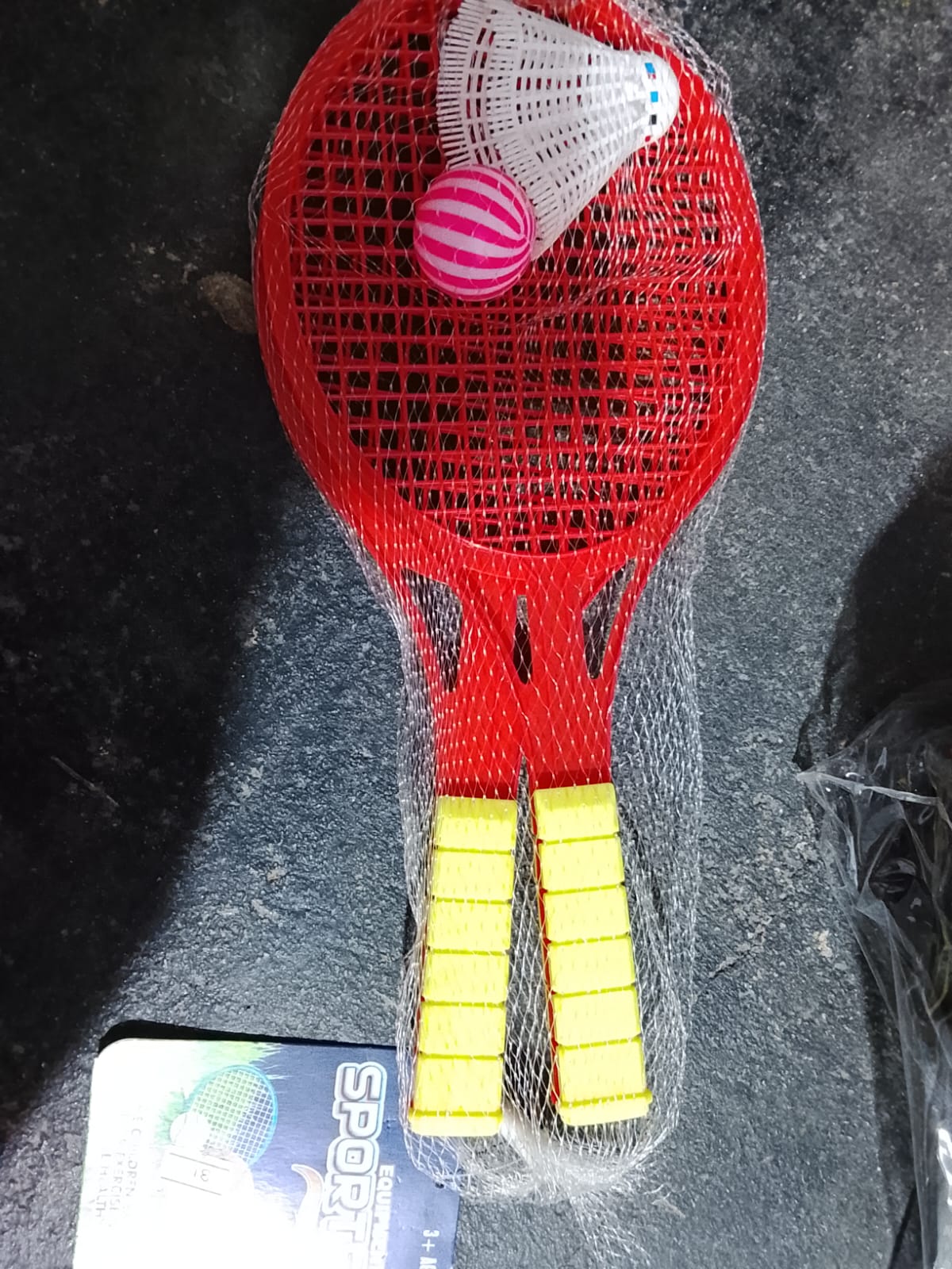 Plastic badminton set