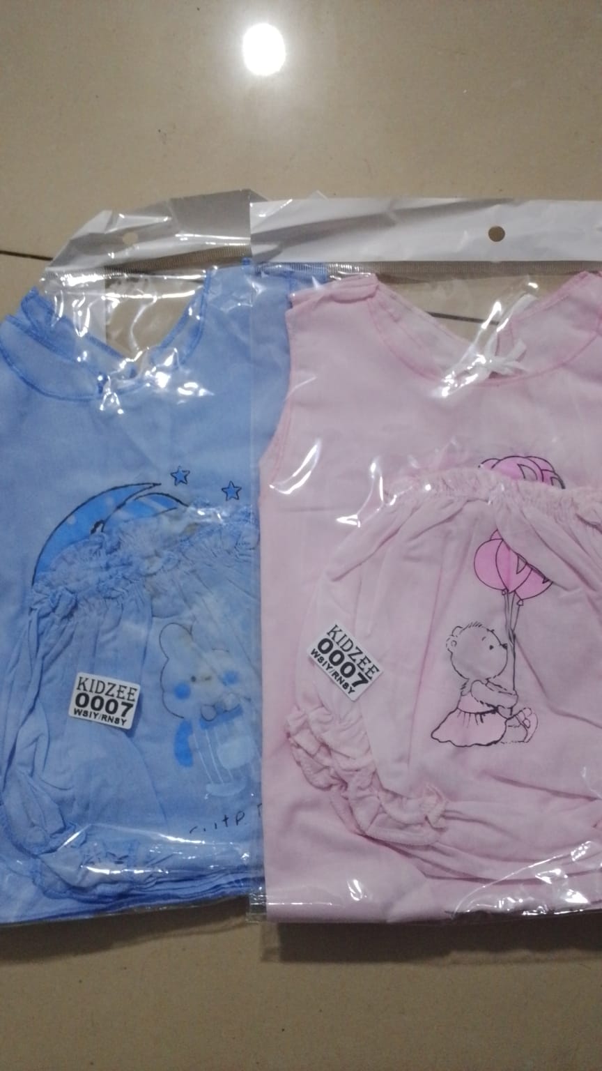 Baby top 3Pcs Set With Panty (P&amp;B)