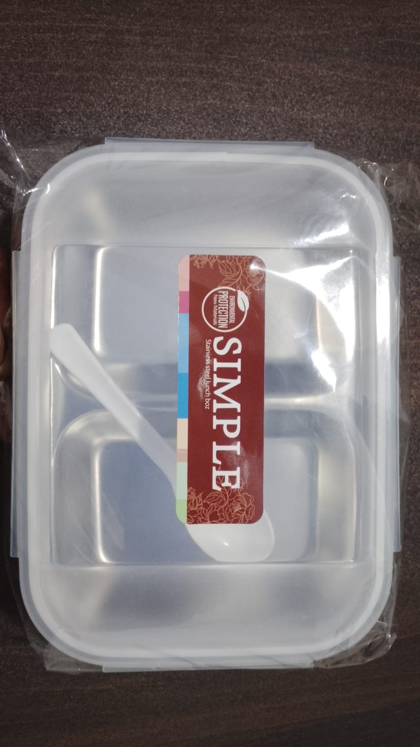 Stainless Steel Inner 2 Side  Lunch Box