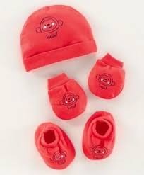 Baby Cap Set C/ Plain  3pcs