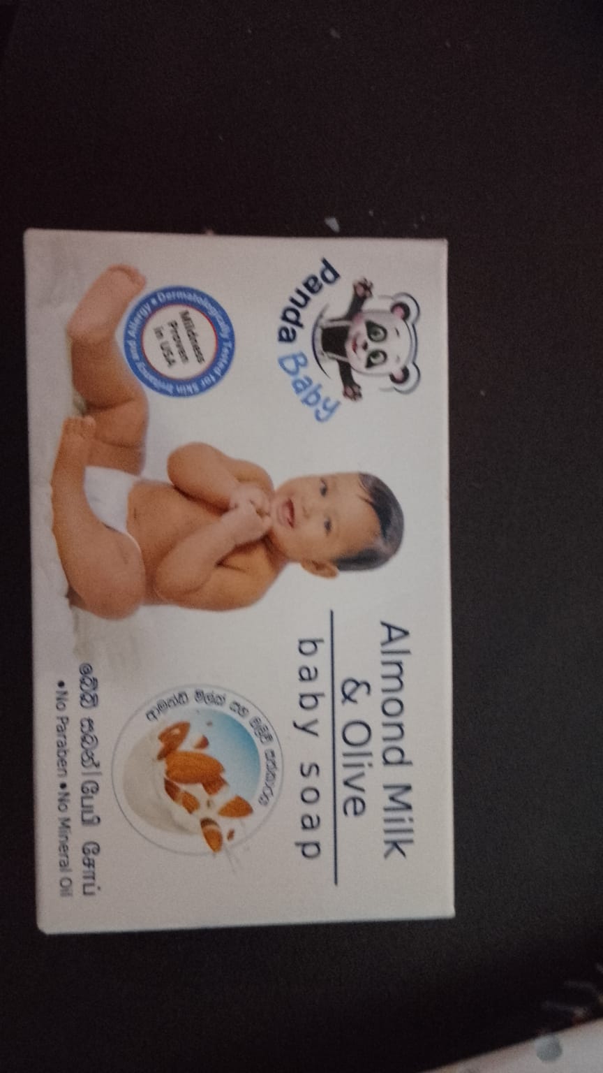 Panda baby Almond Milk &amp;Olive Soap 60g