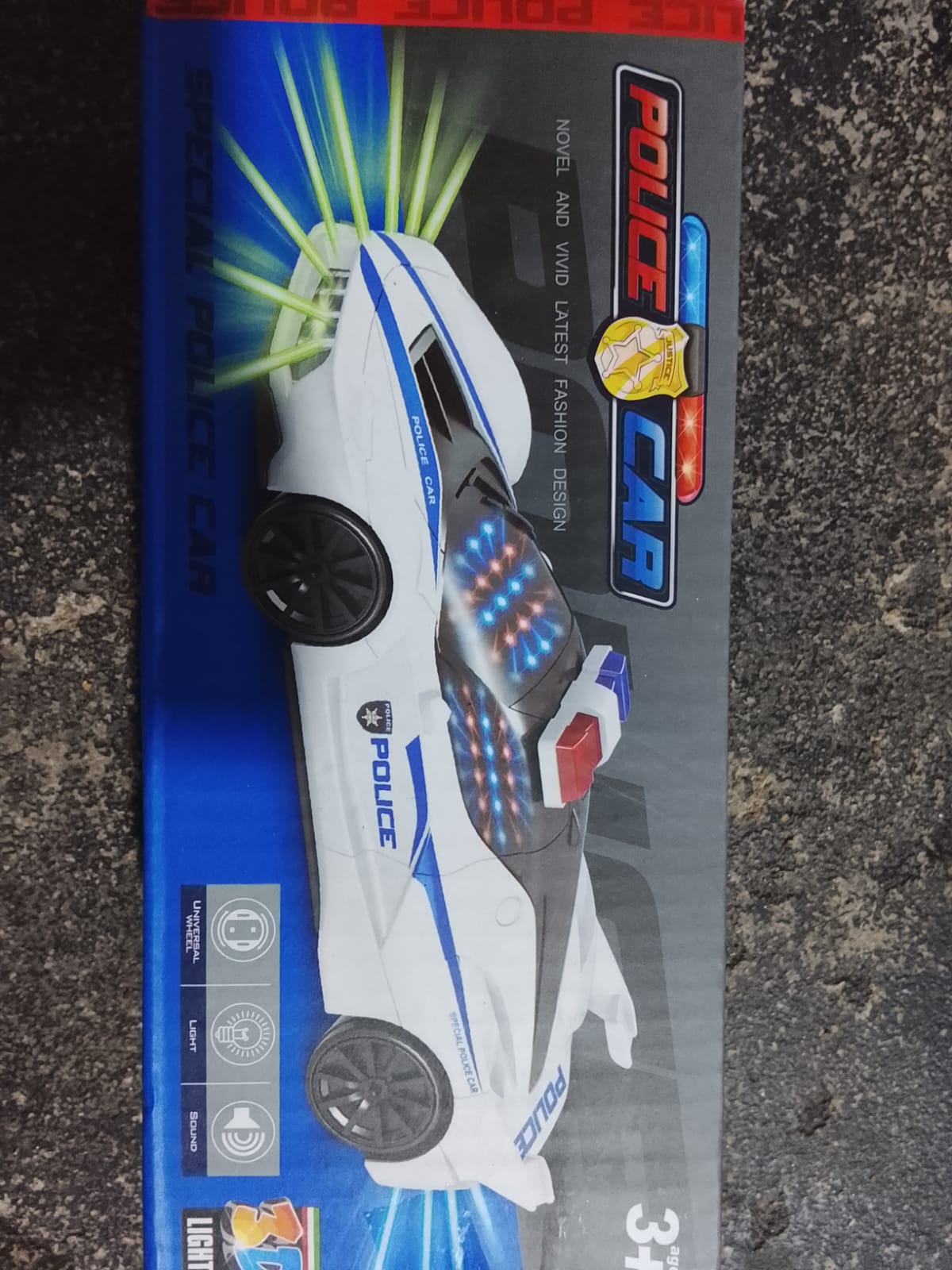 Battery Police Car