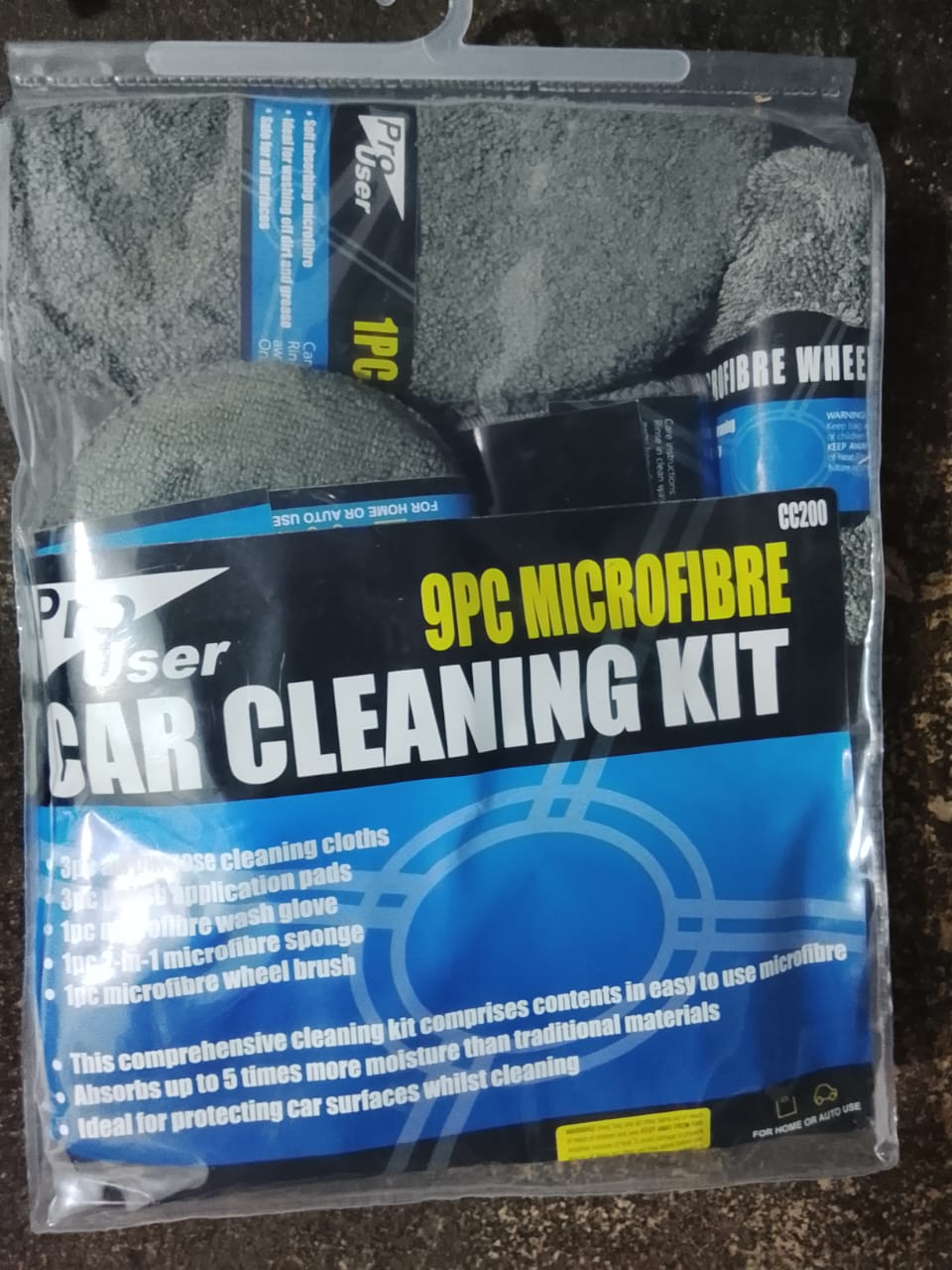 Car Cleaning Kit 9pcs