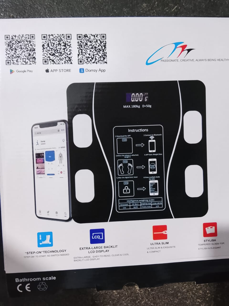 Bluetooth Body Fat Scale