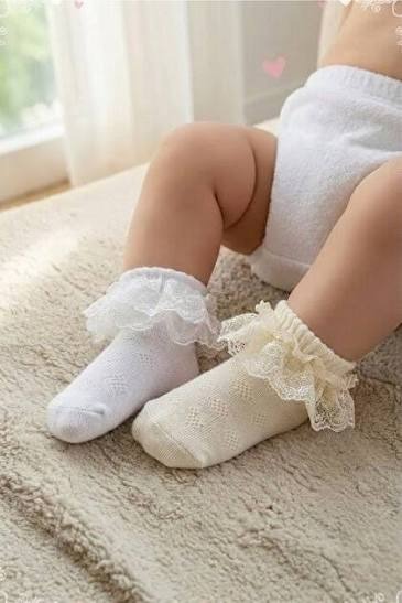 Girls Socks Freel Bow