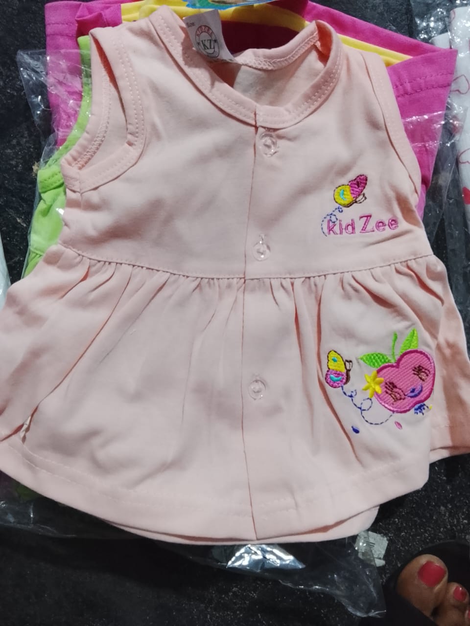 Baby Frock Apple Open
