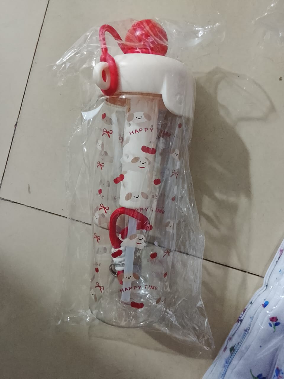 Happy Time Water Bottle