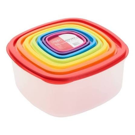 7PCS Bucket Set SQR Light Colors