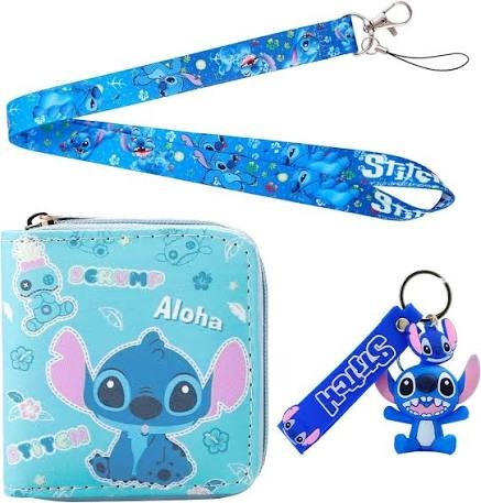 Stitch Wallet with keytag