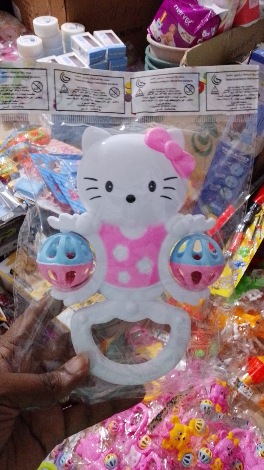 Rattle Kitty Toy