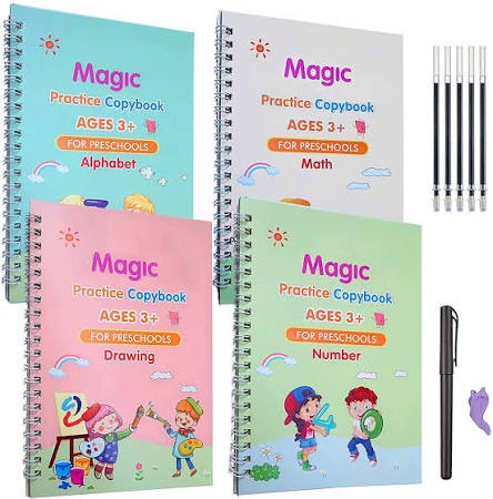 4Pcs Practice Copy Book
